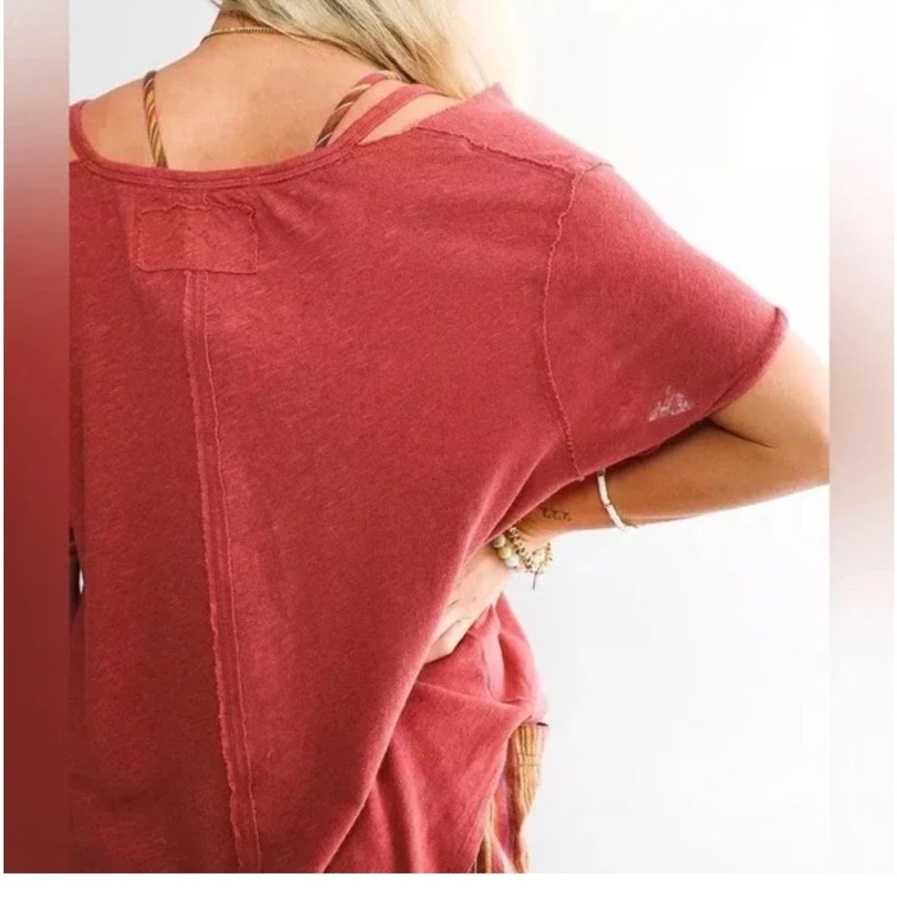 We the Free (Free People) Linen Blend Over U Top - Picture 3 of 12